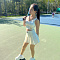 Занятие в модельной школе в теннисном клубе "Хоккайдо"